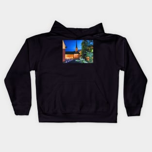 Old monastery in Luxembourg city Kids Hoodie